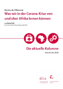 Was wir in der Corona-Krise von und über Afrika lernen können