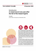 A mixed record one year after the fall of the Assad regime