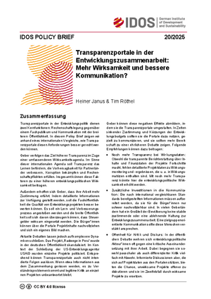 IDOS Policy Brief Cover