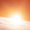 Photo: Sunrise in space. Klimalog – Research and dialogue for a climate-smart and just transformation