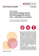 Wie Global Gateway die EU Entwicklungspolitik stärken kann - statt diese zu ersetzen