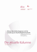 Akteure des Südens beginnen mit der Gestaltung von Nachhaltigkeitsstandards