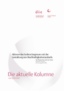Akteure des Südens beginnen mit der Gestaltung von Nachhaltigkeitsstandards