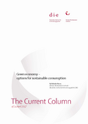 Green economy – Options for sustainable consumption 