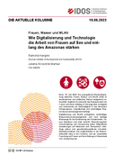 Wie Digitalisierung und Technologie die Arbeit von Frauen auf See und entlang des Amazonas stärken