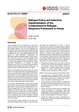 Cover: Refugee policy and selective implementation of the Comprehensive Refugee Response Framework in Kenya Jacobi, Milan / Rose Jaji (2022) Policy Brief 9/2022