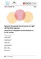 Natural resource governance in light of the 2030 Agenda: the case of competition for groundwater in Azraq, Jordan