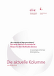 Cover: Die aktuelle Kolumne