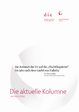 Cover: Die aktuelle Kolumne