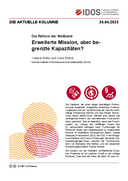 Erweiterte Mission, aber begrenzte Kapazitäten?