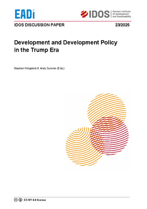 Cover IDOS Discussion Paper