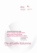 Warum Europa und Afrika einen Dialog über zukunftsfähige Gesellschaftsmodelle führen sollten