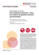 Die UN-Wasserkonferenz – Wasser endlich als globales Gemeingut behandeln!