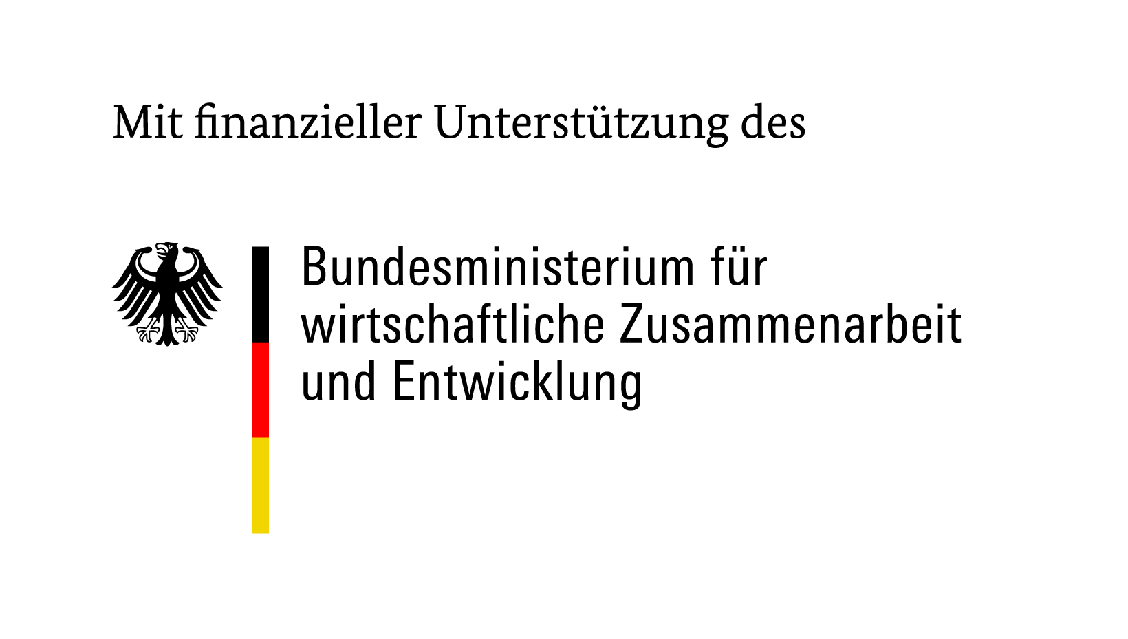 Logo: Bundesministerium für wirtschaftliche Zusammenarbeit und Entwicklung (BMZ)