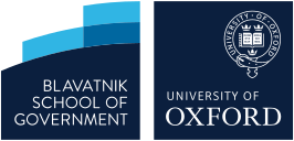 [Translate to English:] Logo: Blavatnik School of Government at the University of Oxford (UK)