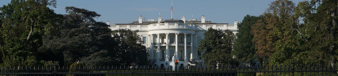 Photo: Image of the White House in Washington, seat of the US president. The 2024 presidential election between Donald Trump and Kamala Harris in the United States is scheduled for November 5, 2024. YOONHEECHO auf Pixabay,  Link https://pixabay.com/de/photos/washington-whitehouse-pr%C3%A4sident-usa-4356440/