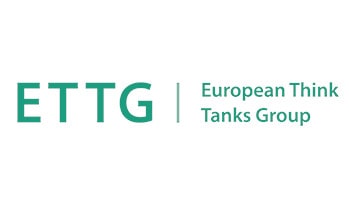 Logo of the  European Think Tanks Group, a Network of  six leading European think tanks working on international development and humanitarian issues, the link leads to the network site.