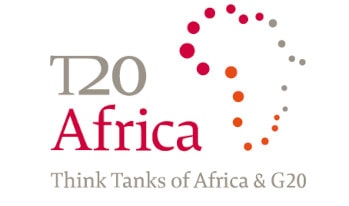 Logo der T20 Africa Standing Group (T20 ASG), welche die Generierung von regionenübergreifender Wissensproduktion und evidenzbasierter Politikempfehlung zur Kooperation zwischen der G20 und Afrika zum Ziel hat. Hier geht es zur Netzwerk-Seite.