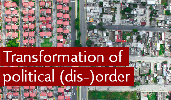 Photo: Header Image of Research Programme "Transformation of Political (Dis-)order: Institutions, Values & Peace", Ordered settlement next to a poorer district, divided by a street, Photo by jonny miller / www.unequalscenes.com