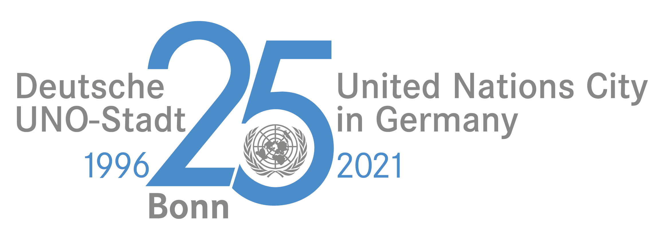 Logo: 25 Jahre UN Stadt Bonn