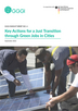 Key actions for a just transition through green jobs in cities
