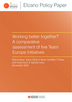 Working better together? A comparative assessment of five Team Europe Initiatives