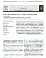 Welfare gains from utility reforms in Egyptian telecommunications