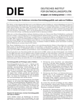 Verbesserung der Kohärenz zwischen Entwicklungspolitik und anderen Politiken