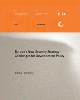 Europe's new security strategy - challenges for development policy