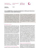 L20 und ECOSOC-Reform: komplementäre Bausteine zur Stärkung der Global Governance-Architektur und der Vereinten Nationen
