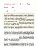 The European Union's strategy for Africa – coherence in the face of a complex, changing continent?