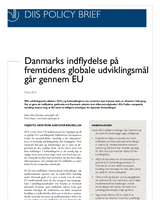 Danmarks indflydelse på fremtidens globale udviklingsmål går gennem EU