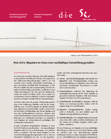 Post 2015: Migration im Sinne einer nachhaltigen Entwicklung gestalten