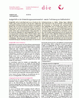 Budgethilfe in der Entwicklungszusammenarbeit: weder Teufelszeug noch Allheilmittel