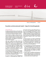 Finanzkrise und internationaler Handel: Folgen für Entwicklungsländer