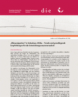 „Klimamigration“ in Subsahara-Afrika: Trends und grundlegende Empfehlungen für die Entwicklungszusammenarbeit