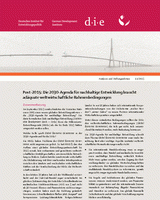 Post-2015: Die 2030-Agenda für nachhaltige Entwicklung braucht adäquate weltwirtschaftliche Rahmenbedingungen