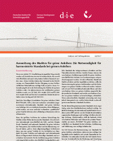 Ausweitung des Marktes für grüne Anleihen: die Notwendigkeit für harmonisierte Standards bei grünen Anleihen