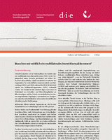 Brauchen wir wirklich ein multilaterales Investitionsabkommen?