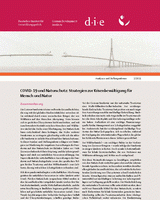 COVID-19 und Naturschutz: Strategien zur Krisenbewältigung für Mensch und Natur