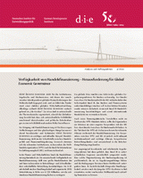 Verfügbarkeit von Handelsfinanzierung: Herausforderung für Global Economic Governance