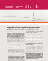 Was wir aus der Forschung zu Transitional Justice in Postkonfliktgesellschaften wissen: wesentliche Erkenntnisse für die Praxis