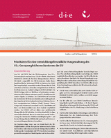 Prioritäten für eine entwicklungsfreundliche Ausgestaltung des CO2-Grenzausgleichsmechanismus der EU