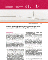 Integrierte Fiskaldezentralisierung: neue Formen der Entwicklungszusammenarbeit und ihre Anwendung auf der lokalen Ebene
