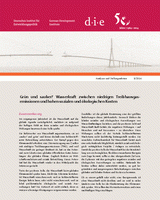 Grün und sauber? Wasserkraft zwischen niedrigen Treibhausgasemissionen und hohen sozialen und ökologischen Kosten