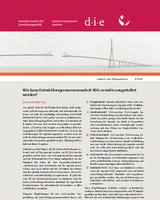 Wie kann Entwicklungszusammenarbeit SDG-sensitiv ausgestaltet werden?