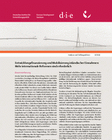 Entwicklungsfinanzierung und Mobilisierung inländischer Einnahmen: mehr internationale Reformen sind erforderlich