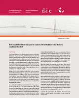 Reform of the UN development system: new multilateralist reform coalition needed