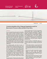 Towards a borderless Africa? Regional organisations and free movement of persons in West and North-East Africa