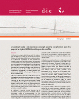 Le contrat social: un nouveau concept pour la coopération avec les pays de la région MENA touchés par des conflits